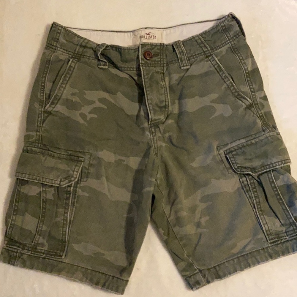 Camo cargo shorts